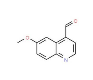 6-Methoxyquinoline-4-carboxaldehyde (CAS 89060-22-0) - chemical structure image