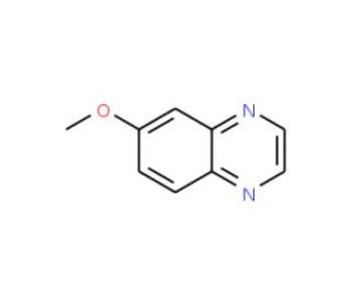 6-Methoxyquinoxaline (CAS 6639-82-3) - chemical structure image