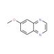 6-Methoxyquinoxaline (CAS 6639-82-3) - chemical structure image