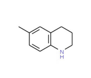 6-Methyl-1,2,3,4-tetrahydroquinoline (CAS 91-61-2) - chemical structure image