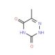 6-methyl-1,2,4-triazine-3,5(2H,4H)-dione - chemical structure image