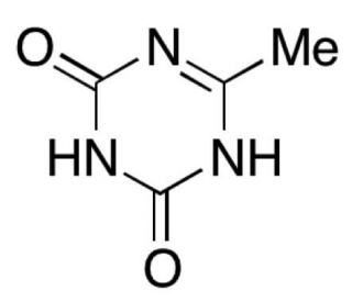 6-Methyl-1,3,5-triazine-2,4(1H,3H)-dione - chemical structure image