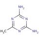 6-Methyl-1,3,5-triazine-2,4-diamine (CAS 542-02-9) - chemical structure image