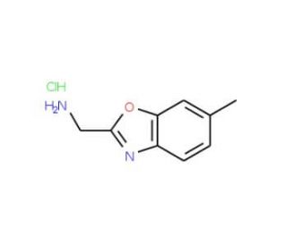 (6-Methyl-1,3-benzoxazol-2-yl)methylamine hydrochloride - chemical structure image