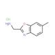 (6-Methyl-1,3-benzoxazol-2-yl)methylamine hydrochloride - chemical structure image