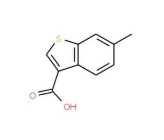 6-Methyl-1-benzothiophene-3-carboxylic acid - chemical structure image