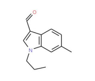 6-Methyl-1-propyl-1H-indole-3-carbaldehyde - chemical structure image