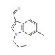 6-Methyl-1-propyl-1H-indole-3-carbaldehyde - chemical structure image