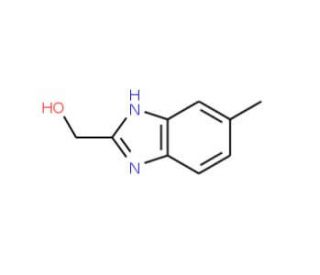 (6-Methyl-1H-benzimidazol-2-yl)methanol (CAS 20034-02-0) - chemical structure image