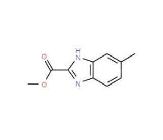 6-Methyl-1H-benzoimidazole-2-carboxylic acid methyl ester (CAS 87836-37-1) - chemical structure image