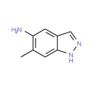 6-Methyl-1H-indazol-5-amine (CAS 81115-45-9) - chemical structure image