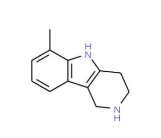 6-Methyl-2,3,4,5-tetrahydro-1H-pyrido[4,3-b]-indole (CAS 350680-06-7) - chemical structure image
