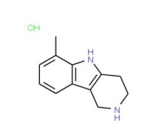 6-Methyl-2,3,4,5-tetrahydro-1H-pyrido[4,3-b]indole hydrochloride - chemical structure image