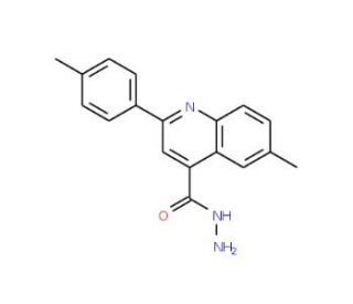 6-Methyl-2-(4-methylphenyl)quinoline-4-carbohydrazide - chemical structure image
