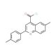 6-methyl-2-(4-methylphenyl)quinoline-4-carbonyl chloride - chemical structure image