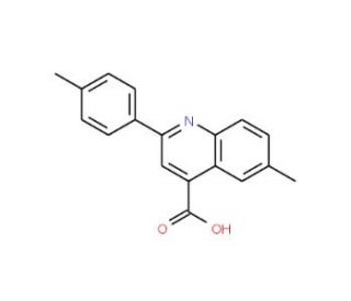 6-Methyl-2-(4-methylphenyl)quinoline-4-carboxylic acid - chemical structure image
