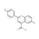 6-Methyl-2-(4-methylphenyl)quinoline-4-carboxylic acid - chemical structure image