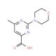 6-Methyl-2-morpholin-4-yl-pyrimidine-4-carboxylic acid - chemical structure image