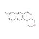 6-Methyl-2-morpholin-4-yl-quinoline-3-carbaldehyde - chemical structure image