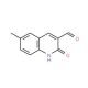 6-Methyl-2-oxo-1,2-dihydro-3-quinolinecarbaldehyde (CAS 101382-53-0) - chemical structure image