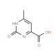 6-methyl-2-oxo-2,3-dihydropyrimidine-4-carboxylic acid - chemical structure image