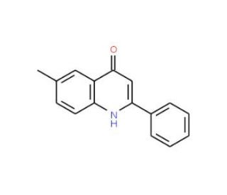 6-Methyl-2-phenyl-4-quinolinol (CAS 1148-49-8) - chemical structure image