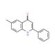 6-Methyl-2-phenyl-4-quinolinol (CAS 1148-49-8) - chemical structure image