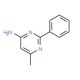 6-Methyl-2-phenylpyrimidin-4-amine - chemical structure image