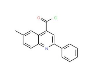 6-methyl-2-phenylquinoline-4-carbonyl chloride - chemical structure image
