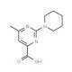 6-Methyl-2-piperidin-1-yl-pyrimidine-4-carboxylic acid - chemical structure image