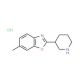 6-Methyl-2-piperidin-3-yl-1,3-benzoxazole hydrochloride - chemical structure image