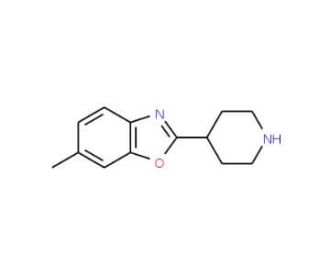 6-Methyl-2-piperidin-4-yl-1,3-benzoxazole - chemical structure image