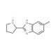 6-Methyl-2-pyrrolidin-2-yl-1H-benzoimidazole (CAS 885278-00-2) - chemical structure image