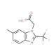 (6-Methyl-2-trifluoromethyl-benzoimidazol-1-yl)-acetic acid - chemical structure image