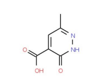 6-Methyl-3-oxo-2,3-dihydropyridazine-4-carboxylic acid (CAS 74557-73-6) - chemical structure image