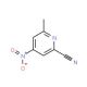 6-Methyl-4-nitropyridine-2-carbonitrile (CAS 30235-12-2) - chemical structure image