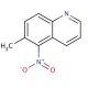 6-Methyl-5-nitroquinoline (CAS 23141-61-9) - chemical structure image