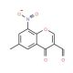 6-Methyl-8-nitro-4-oxo-4H-chromene-3-carbaldehyde - chemical structure image