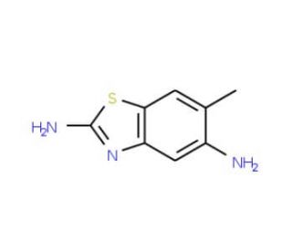 6-Methyl-benzothiazole-2,5-diamine - chemical structure image