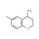 6-Methyl-chroman-4-ylamine (CAS 638220-39-0) - chemical structure image