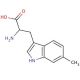 6-Methyl-DL-tryptophan (CAS 2280-85-5) - chemical structure image