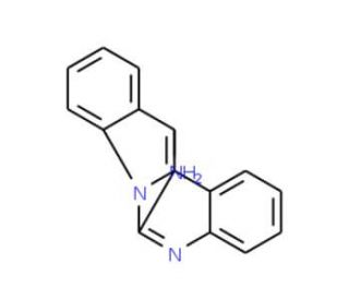 6-Methyl-indolo[1,2-c]quinazolin-12-ylamine (CAS 55338-12-0) - chemical structure image