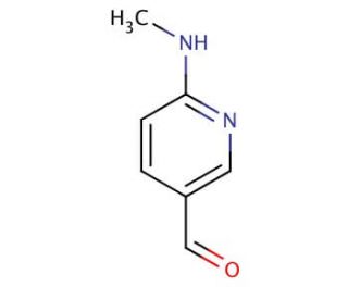 6-(Methylamino)nicotinaldehyde (CAS 72087-21-9) - chemical structure image