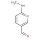 6-(Methylamino)nicotinaldehyde (CAS 72087-21-9) - chemical structure image