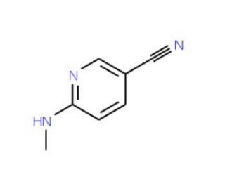 6-(Methylamino)nicotinonitrile (CAS 261715-36-0) - chemical structure image
