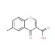 6-Methylchromone-3-carboxylic acid (CAS 68723-78-4) - chemical structure image