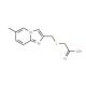 {[(6-methylimidazo[1,2-a]pyridin-2-yl)methyl]thio}acetic acid - chemical structure image