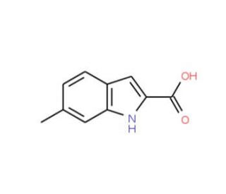 6-Methylindole-2-carboxylic acid (CAS 18474-59-4) - chemical structure image