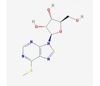 6-Methylmercaptopurine riboside (CAS 342-69-8) - chemical structure image