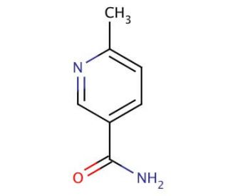 6-Methylnicotinamide (CAS 6960-22-1) - chemical structure image